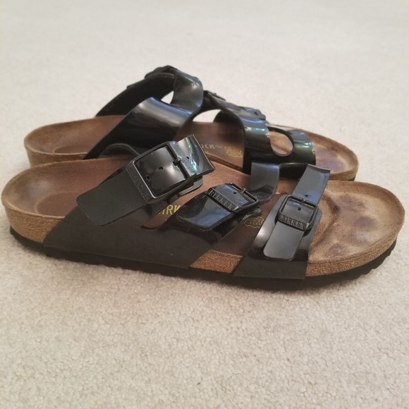 black three strap birkenstocks